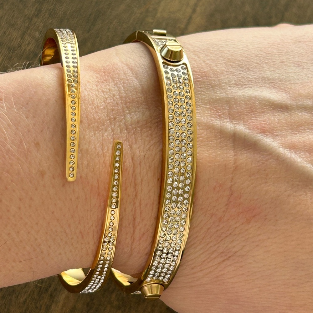 Giorgio Milano Bundle of Two Stainless Steel Bracelets NWOT